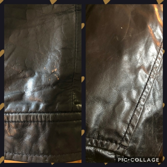 Vintage Gap Leather Moto Jacket - Picture 4 of 7